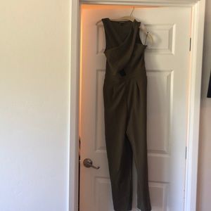 Express Green long pant romper